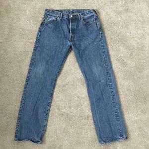 Vintage 501 Levis Denim Straight Leg Jeans